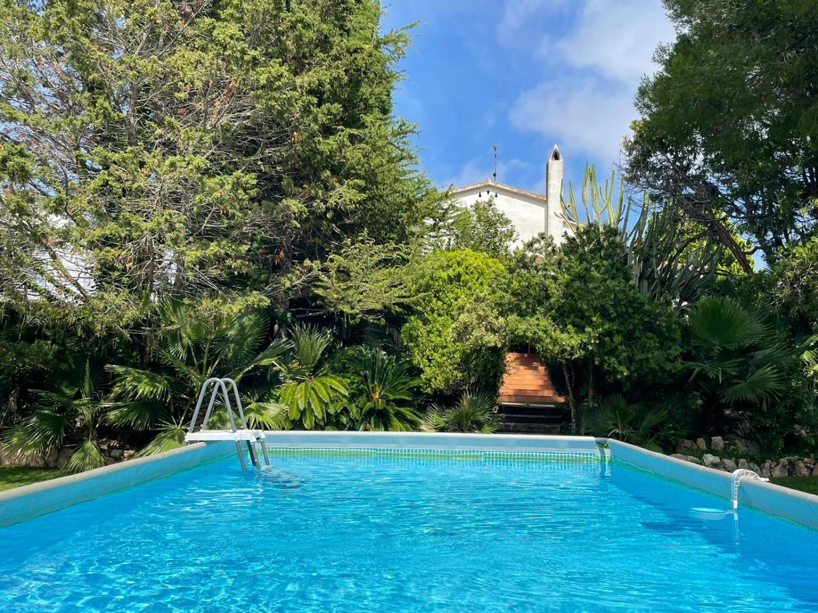 Casa Mediterranea Con Gran Jardin Y Piscina A 500 M De La Playa Roda de Bará Exterior foto