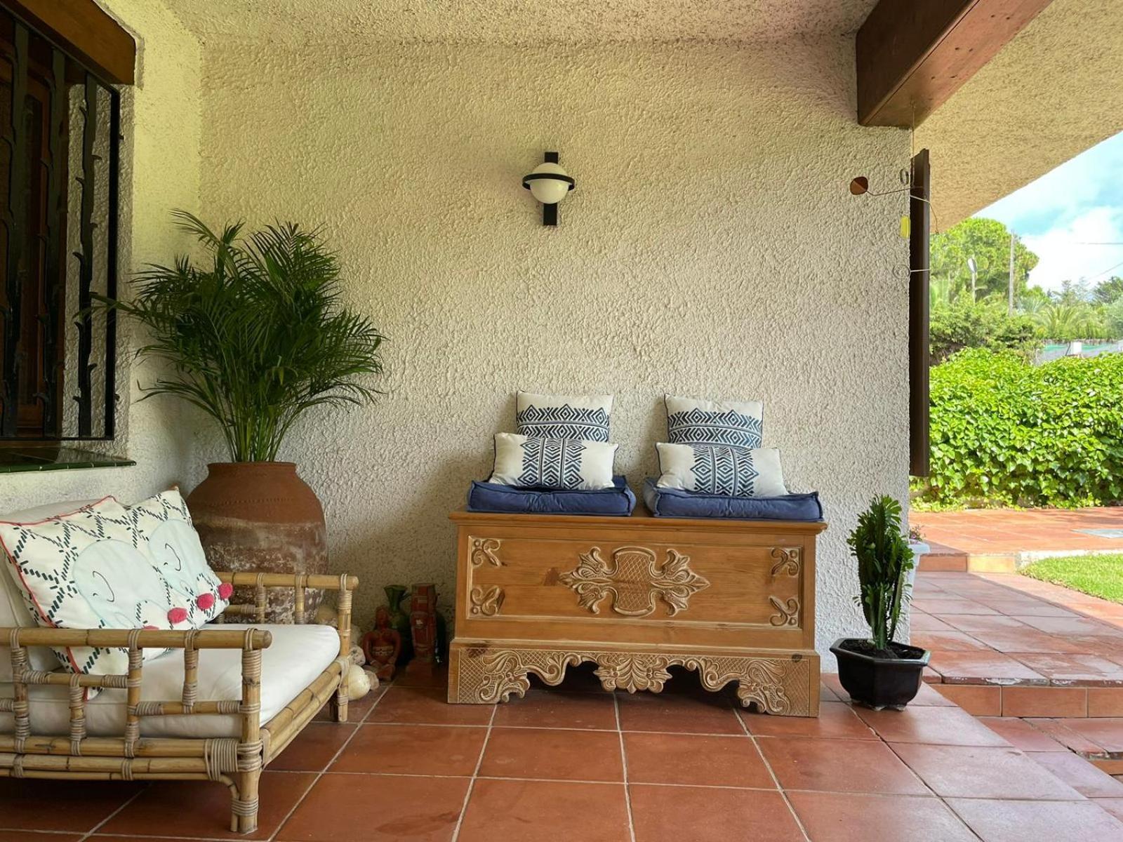 Casa Mediterranea Con Gran Jardin Y Piscina A 500 M De La Playa Roda de Bará Exterior foto